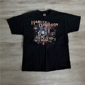 Vintage Harley Davidson 100th Anniversary T-Shirt Made in USA
